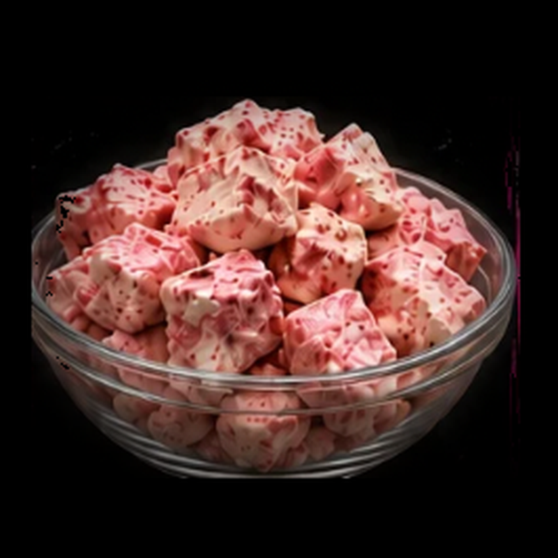 Strawberry Cheesecake cornstarch chunks